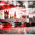 Art Prints of City Art LONDON Red Bus Composing