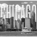 Art Prints of CHICAGO Skyline Monochrome