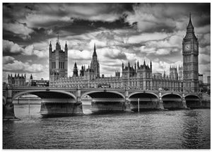 Art Prints of LONDON Houses of Parliament & Westminster Bridge