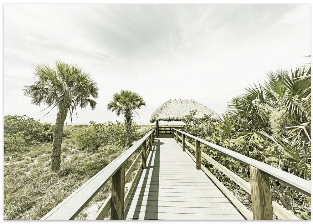 Bridge to the beach | Vintage