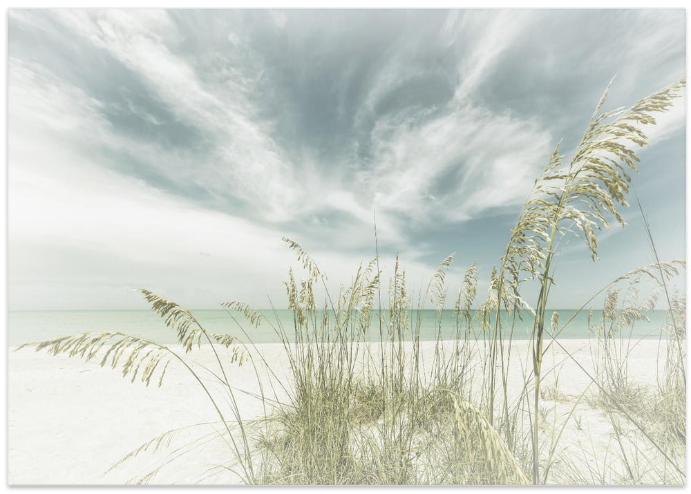 Heavenly calmness on the beach