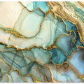 Turquoise Marble Glam