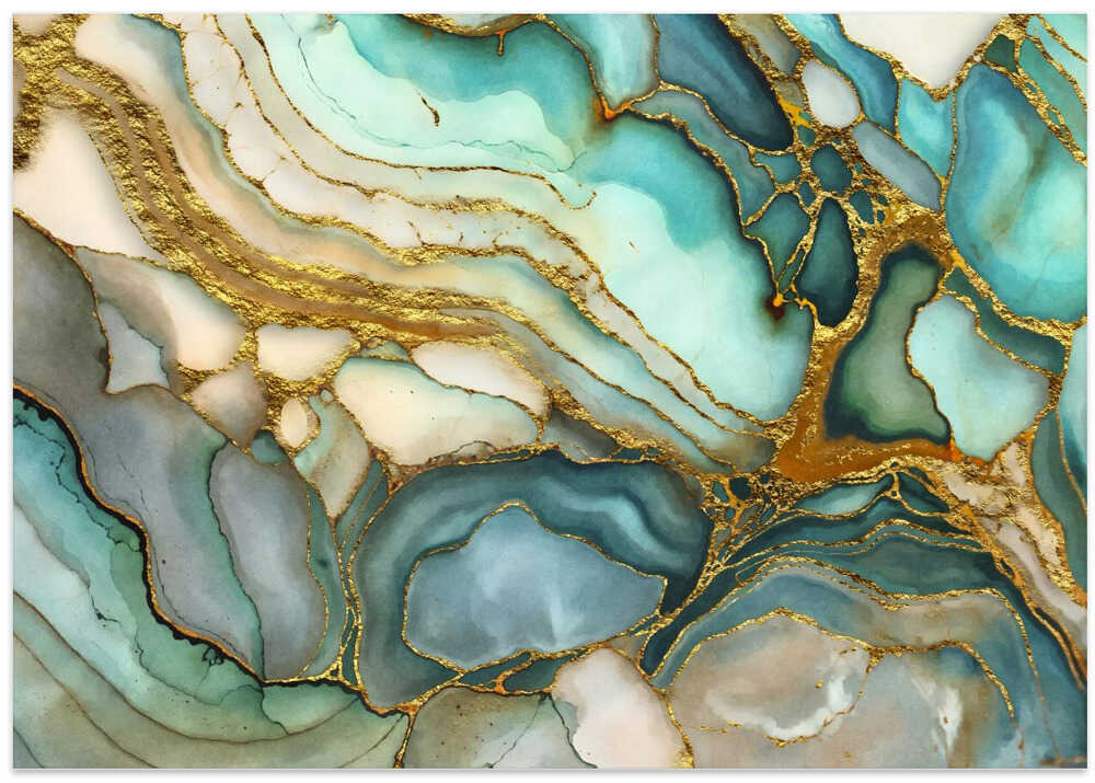 Turquoise Marble De Luxe