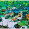 Water Lilies in a Pond