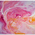 Swirling Patterns In Pink, Orange