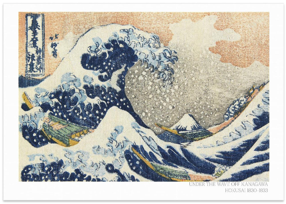 Hokusai's Under the Wave Off Kanagawa (1830 1833)