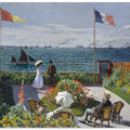 Garden At Sainte Adresse By Claude Monet