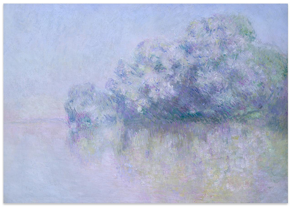 Île Aux Orties Near Vernon (1897) By Claude Monet