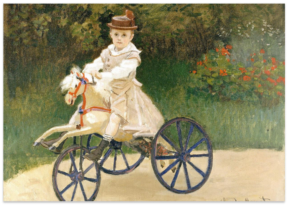 Jean Monet On His Hobby Horse (1872) By Claude Monet
