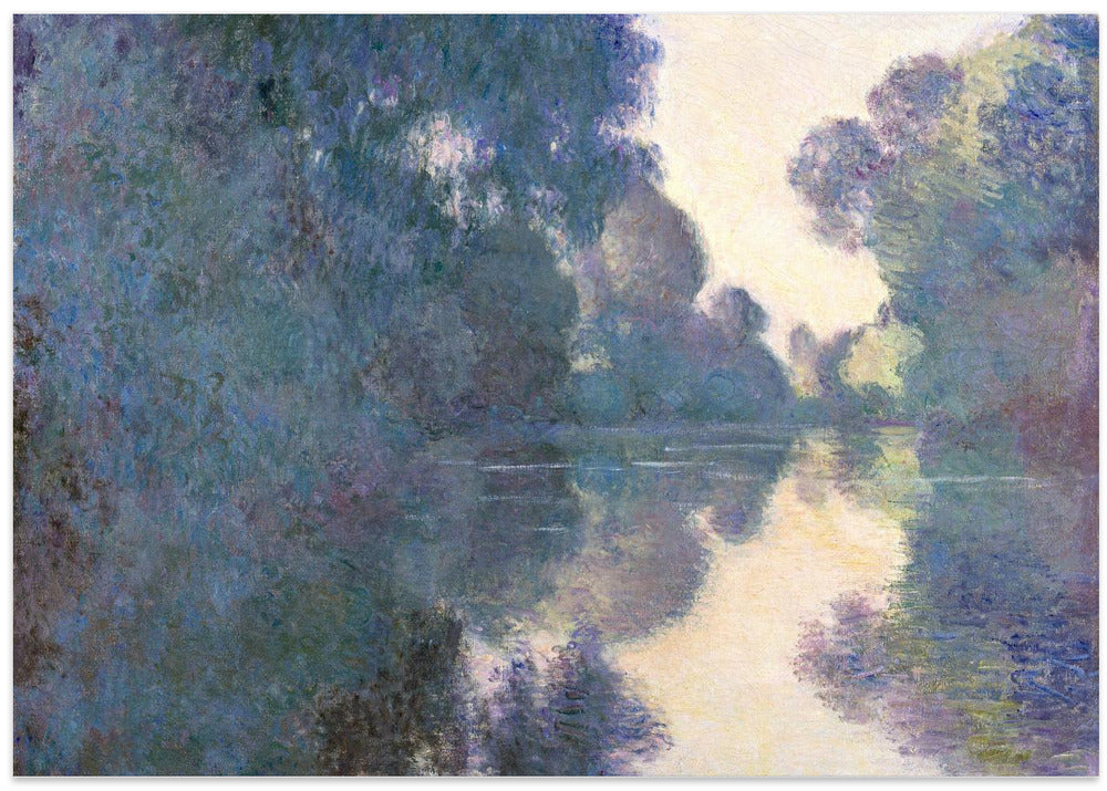 Morning On the Seine Near Giverny (1897) By Claude Monet