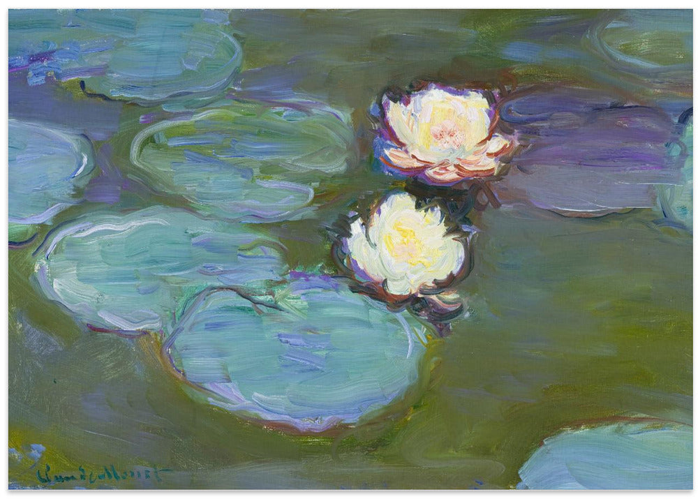 Nympheas (1897–1898) By Claude Monet.