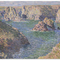 Port Domois, Belle Isle (1887) By Claude Monet