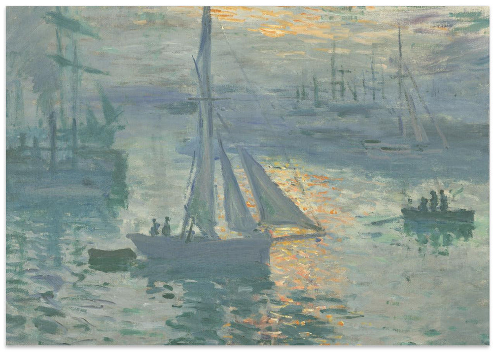 Sunrise (1873) By Claude Monet
