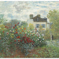 The Artist's Garden In Argenteuil, a Corner of the Garden With Dahlias (1873)