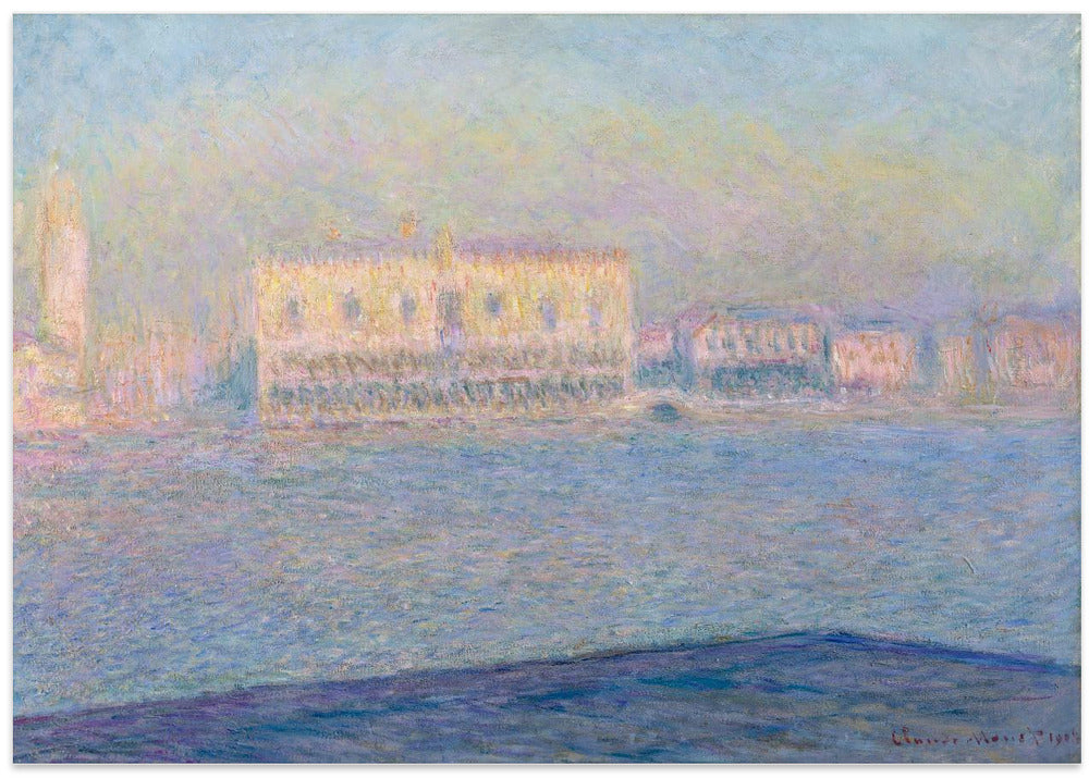 The Doge's Palace Seen From San Giorgio Maggiore (1908) By Claude Monet