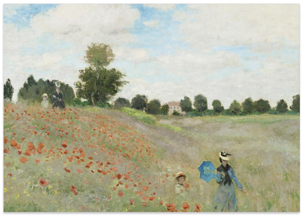 Poppy Field Near Argenteuil (1873)