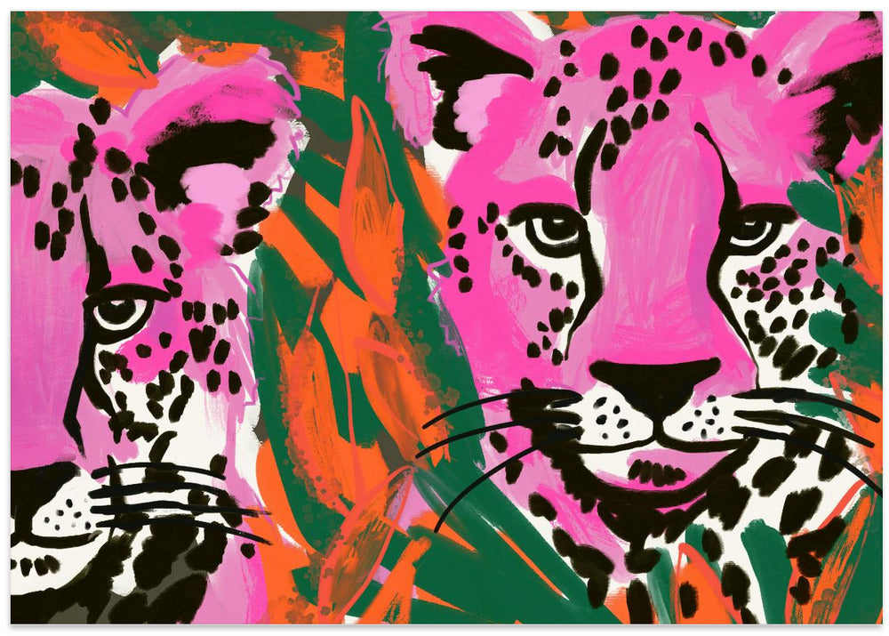 Pink Cheetah Duo