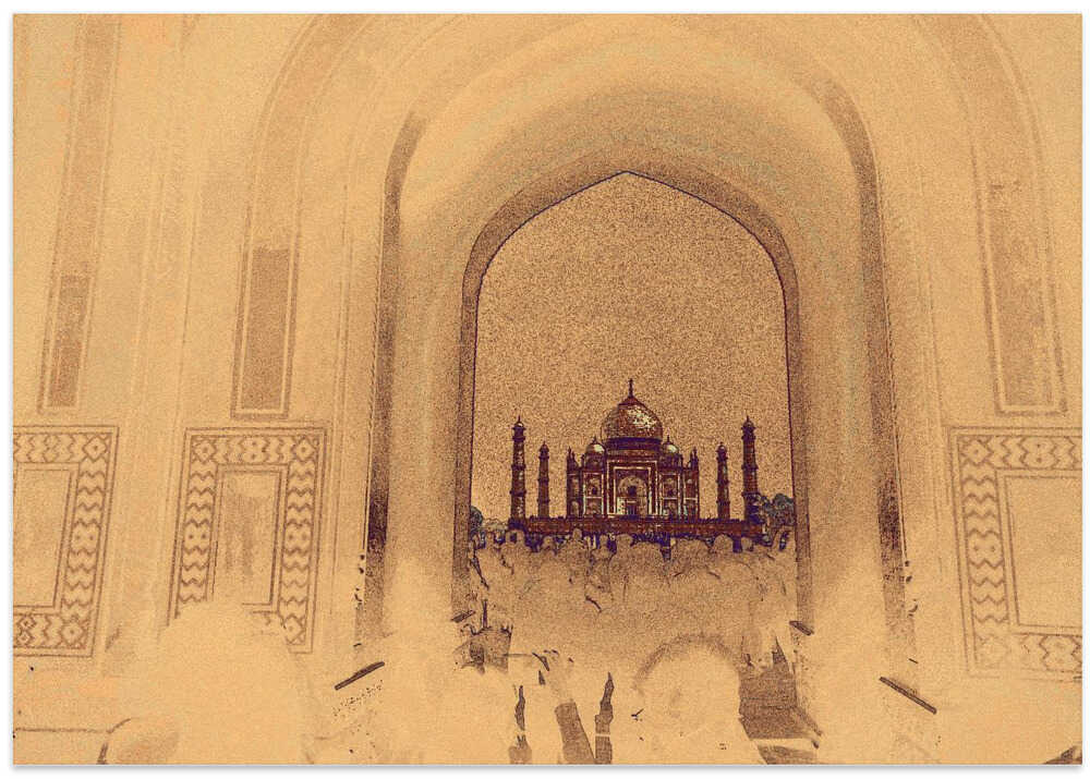 Sepia Taj Majesty