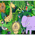 Jungle Animals Deep in the Jungle Foliage by Artist Carla Daly