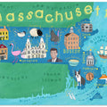 Massachusetts, USA Map