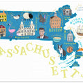 Massachusetts Travel Map