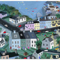 Beautiful Dunmore East, Ireland illustrated by Artist Carla Daly