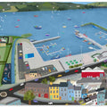 Arial View of Dingle Harbor by Irish Artist Carla Daly