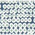 Wonderful bold dots blue and mint pattern