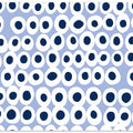 Wonderful bold dots blue pattern