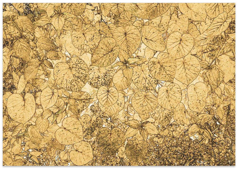 Golden Leaf Tapestry
