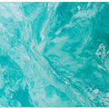 Fluid Movement In Aqua Tones