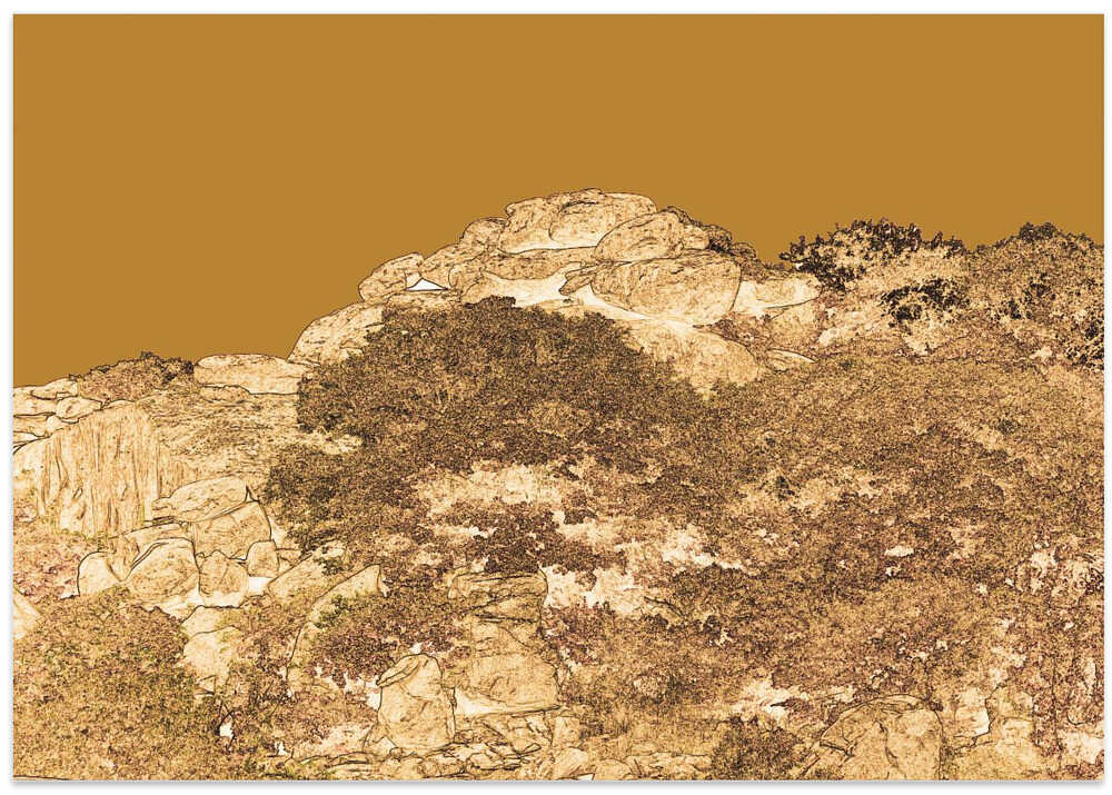 Golden Rocky Terrain