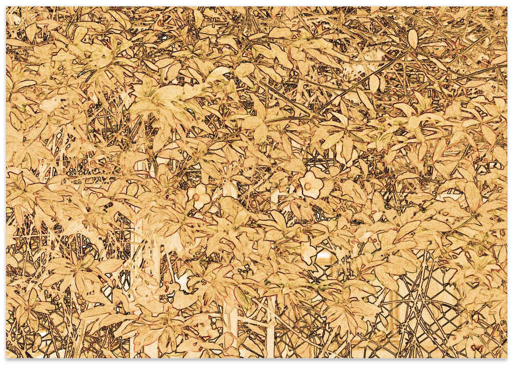 Golden Leaf Tapestry