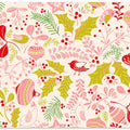 Wonderful ditsy holiday joy pink pattern