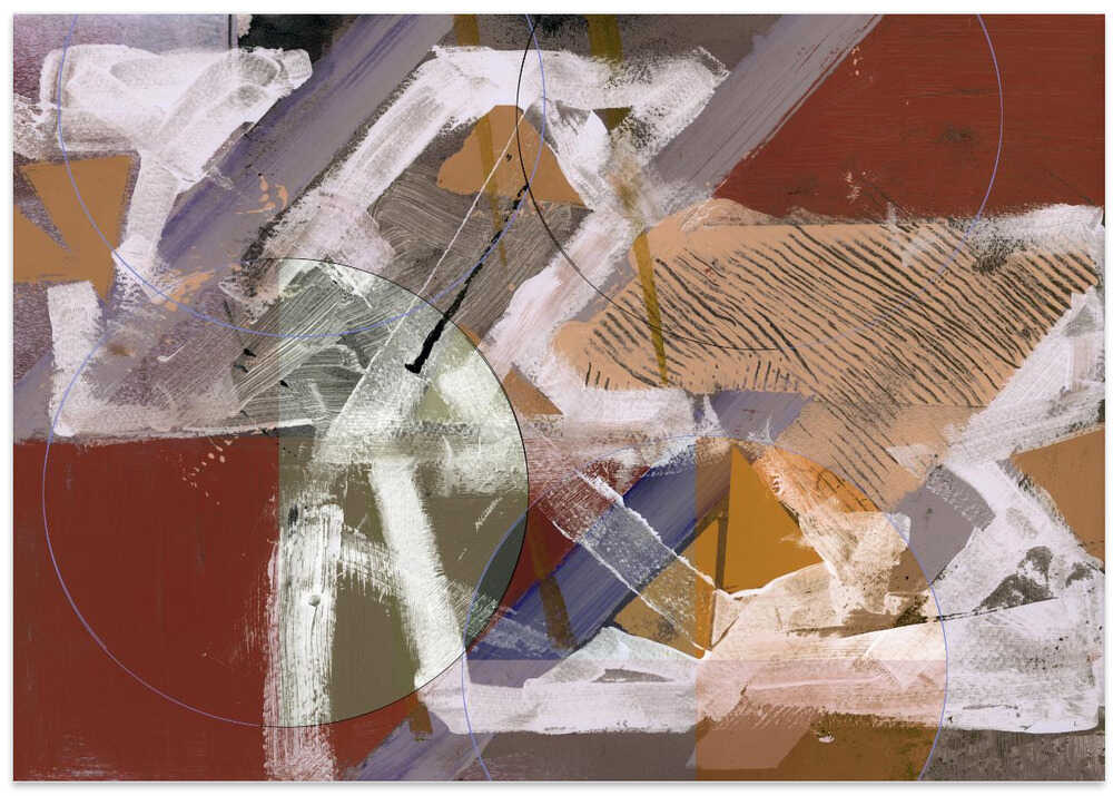 Abstract Circles and Textures 1