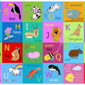 Alphabet Animal Squares by Carla Daly