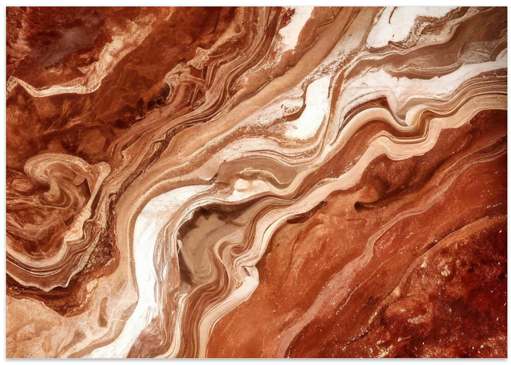 Abstract Patterns In Rich Earthy Tones