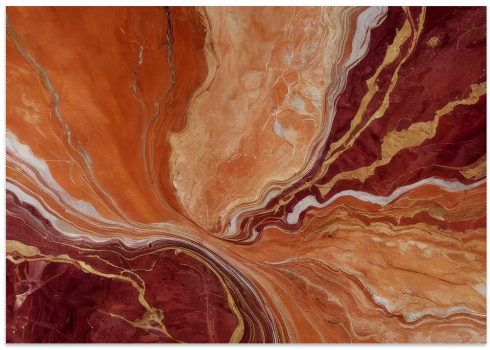 Swirling Blend Of Rich Earth Tones