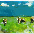 Cows In Landscape Print No 2
