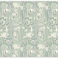 Jungle adventure soft sage green pattern
