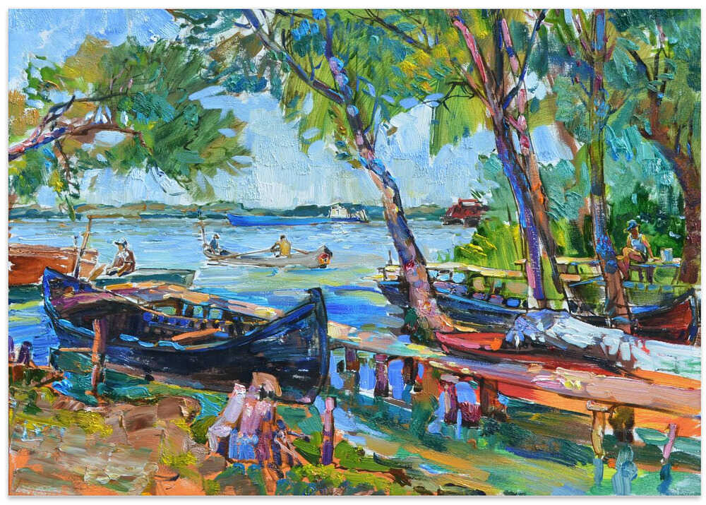 Summer day on the river