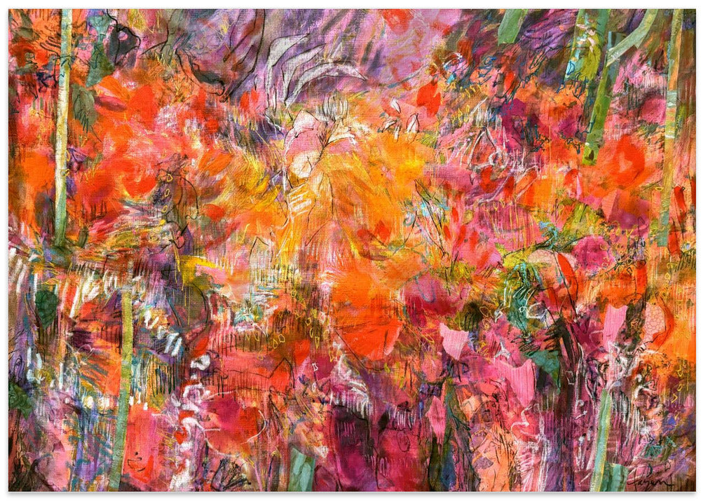 Vibrant Flora Tapestry