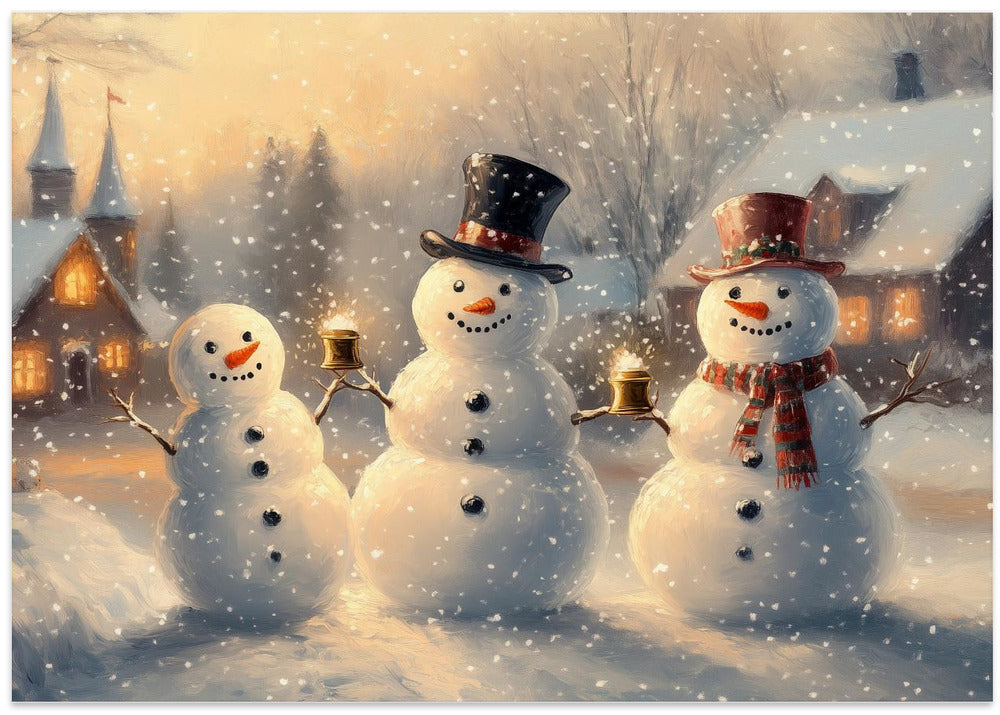 Snowmen Wide