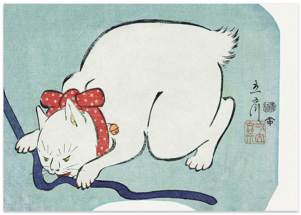 Japanese White Cat (1863)