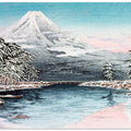 Mt. Fuji From Tagonoura, Snow Scene (1932)