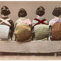 Showing Back Style (19th 20th Century) Japanese Woman Sitting