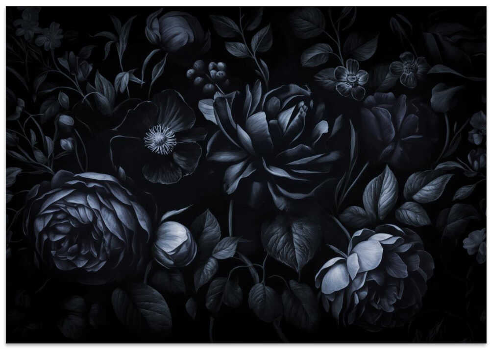 Midnightblue Flower Garden