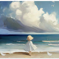 Little Girl On the Beach