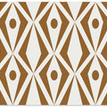 Minimalist art deco geometric diamonds brown
