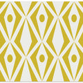 Minimalist art deco geometric diamonds yellow